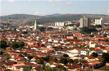Vista parcial da cidade de Três Pontas